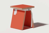 Minimal Wooden Webbed Stools Image 1