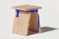Minimal Wooden Webbed Stools Image 3