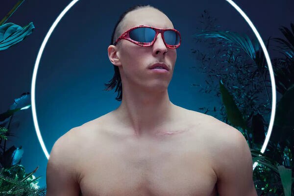 Retro Boldly Printed Eyewear : racing jacket