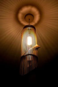 Twisting Timber Lampshade Designs Image 2