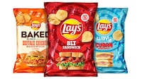 Sandwich-Flavored Snack Chips