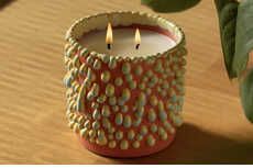 Celebrity-Designed Textured Candles