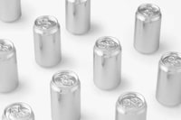 Two-Tabbed Beer Cans Image 1