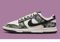 Floral-Patterned Lifestyle Sneakers
