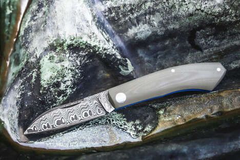 Limited-Edition Damascus Knives