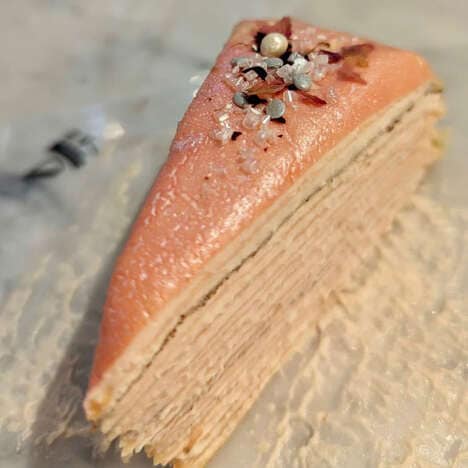 Cherry Blossom Crepe Cakes