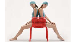 Playful Recycled Aluminum Chairs