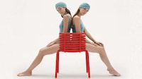 Playful Recycled Aluminum Chairs Image 1