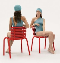 Playful Recycled Aluminum Chairs Image 2