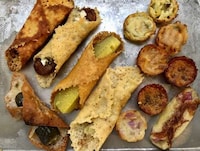 Cheese-Wrapped Pickles