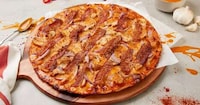 Tangy Bacon Strip Pizzas