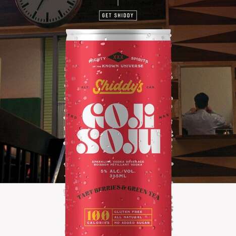 Goji-Flavored Vodka Beverages