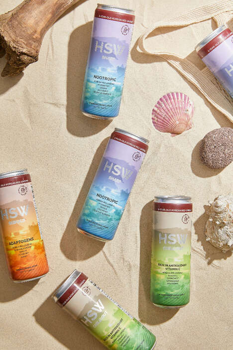 Sparkling Ginseng Drinks