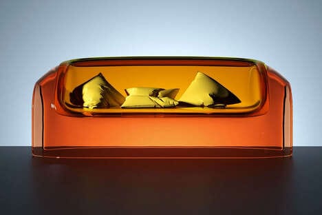 Transparent Hard-Sided Sofas