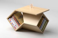 Bookshelf-Incorporated Coffee Tables Image 2