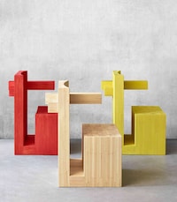 Leftover Wood-Constructed Furniture Image 1