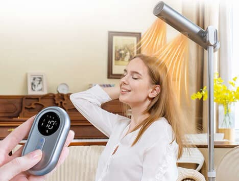 Upright Handsfree Hairdryers