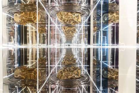 Mirrored Hall Visual Installations