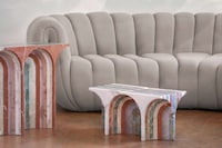 Marbled Globally-Sourced Furniture Image 2