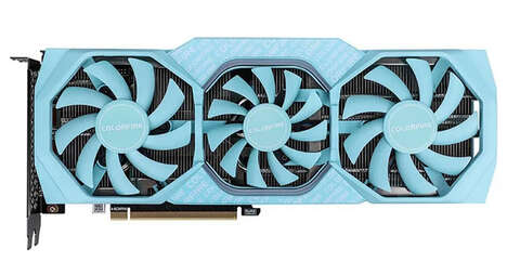 Mint-Colored Graphics Cards