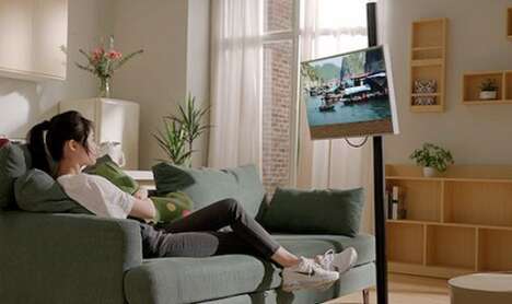 Folding Movable Smart TVs