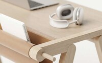 Rolling Leather Bookshelf Desks Image 7