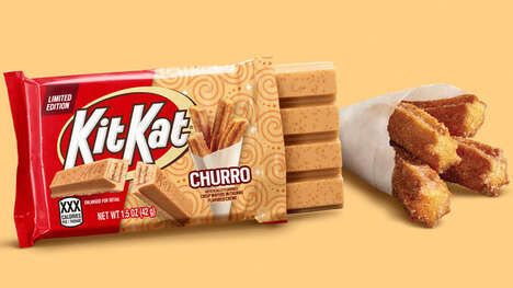 Churro-Inspired Candy Bars