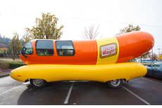 Hot Dog-Themed Mascot Cars