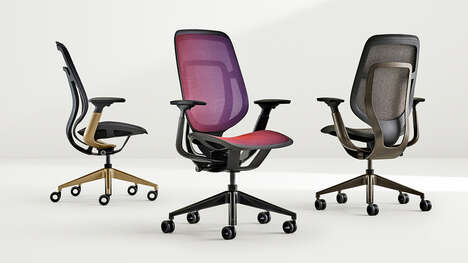 Atmospheric-Inspired Mesh Office Chairs