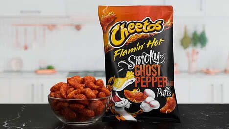 Smoky Extra-Spicy Snack Puffs