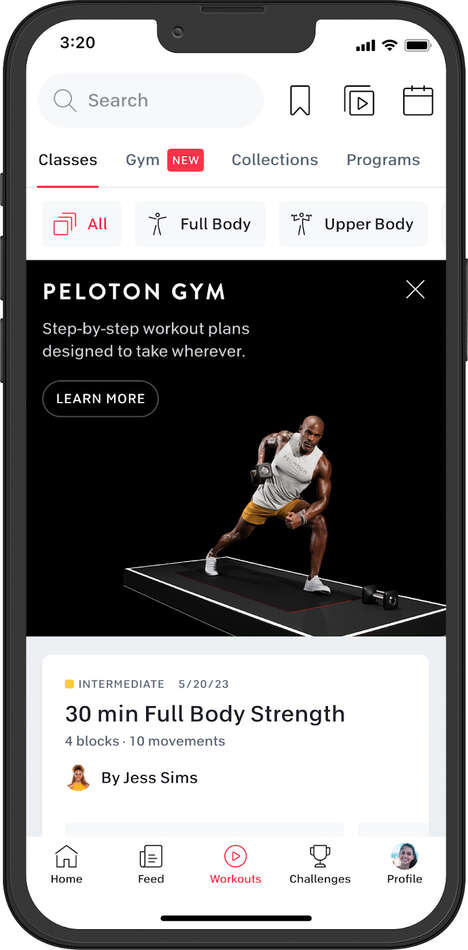App Workout Expansions