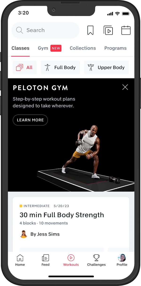 App Workout Expansions