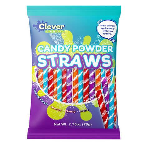 Intensely Flavored Candy Straws