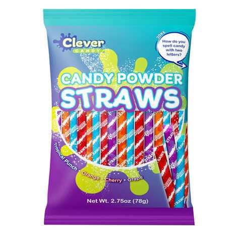 Intensely Flavored Candy Straws