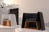 Weather-Versatile Conical Chairs Image 2