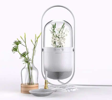 Flower-Filled Humidifiers