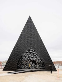 Black Timber Structural Pyramids Image 2