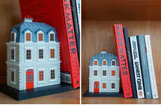 Parisian Building-Inspired Bookends