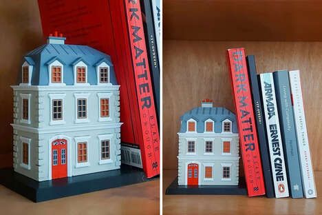 Parisian Building-Inspired Bookends