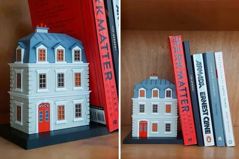 Parisian Building-Inspired Bookends