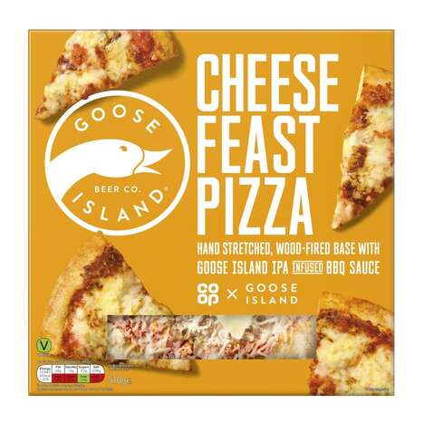 Collaboration Beer-Infused Pizzas