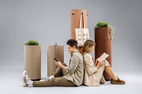 Sound-Absorbing Decor Columns