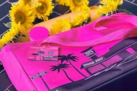 Pink Cosmetics-Matching Bags Image 2