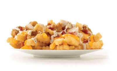 Chicken Nugget-Topped Fries
