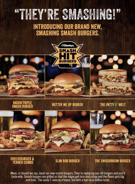 Flavourful Smash Burger Menus