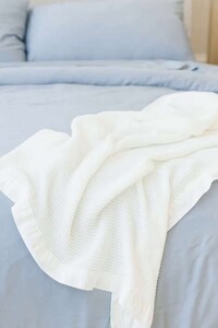 Lightweight Waffle Blankets Image 4