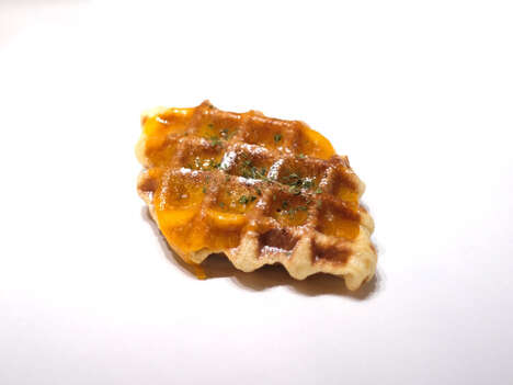Melted Cheese-Covered Croffles