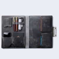 Luxe Leather Laptop Organizers Image 7