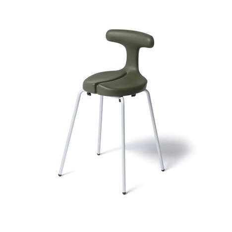 Posture-Correcting Olive Chairs