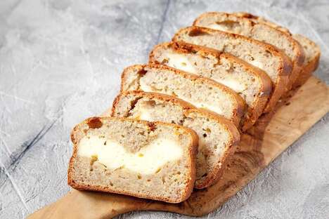 Cheese-Stuffed Banana Breads